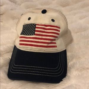 American Flag Trucker Hat